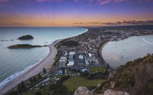 Vista desde el monte Maunganui