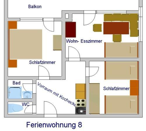 Apartamento Ferienwohnungen Dietmar Th�ni