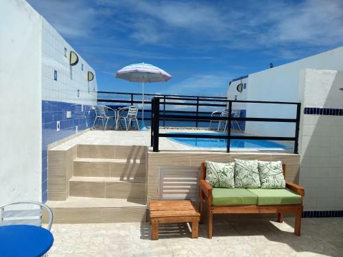 Apartamento Cobertura Com Linda Vista Mar