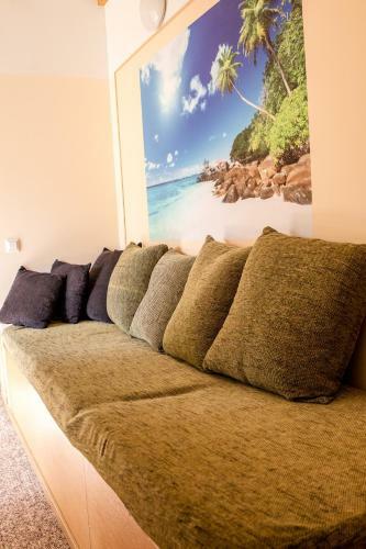 Cabin Family Room With Balcony