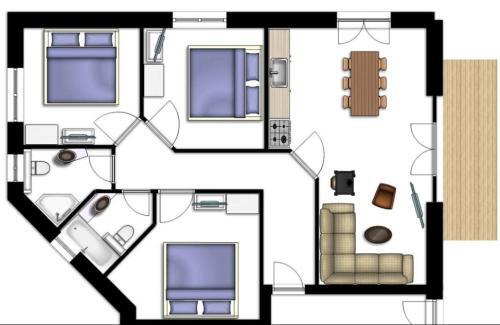 Apartamento 54� Nord Wohnung 5