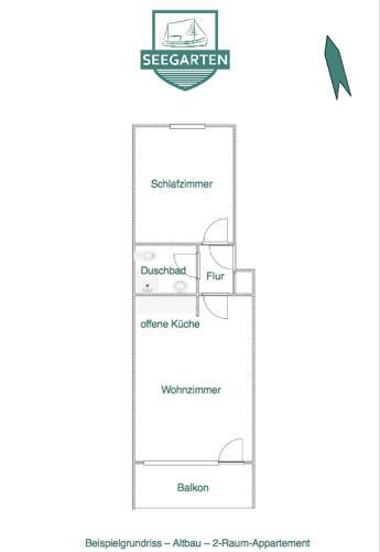 Apartamento Seegarten Appartements B�sum