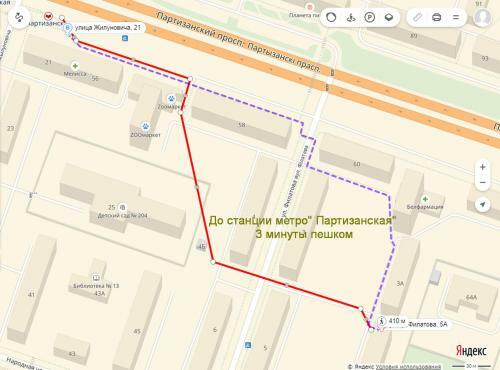 Apartment Metro Partizanskaya, 2-bedroom