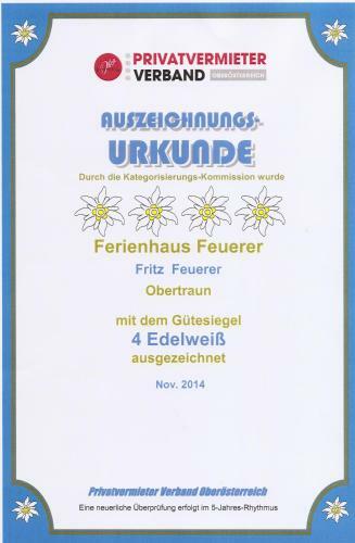 Apartamento Ferienhaus Feuerer