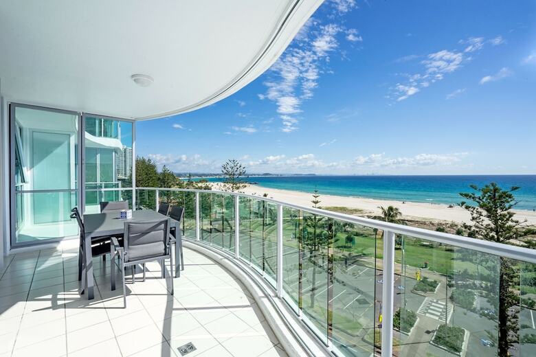 Hotel Reflection On The Sea