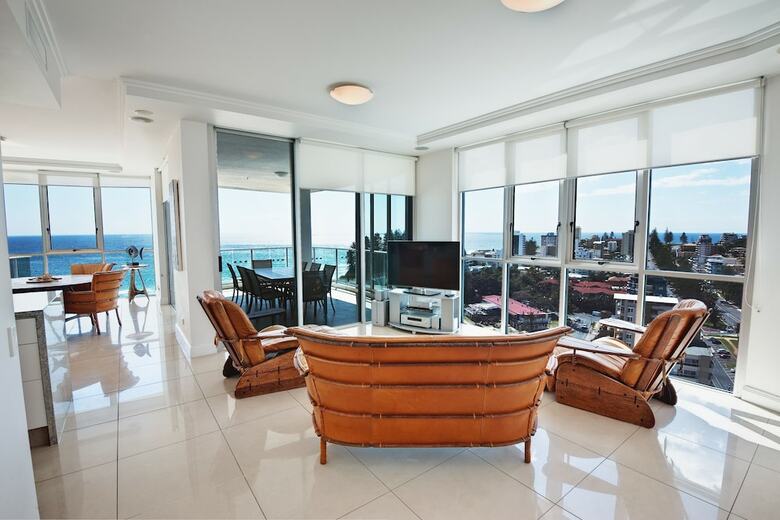 Hotel Reflection On The Sea