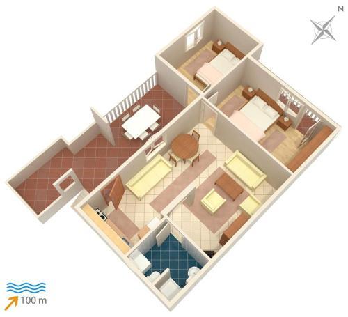 Apartments By The Sea Rogoznica - 4263