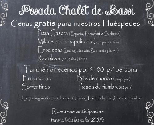 Bed & Breakfast Posada Chalet De Bassi