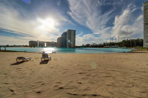 Apartamento Depto Azul Marino - Laguna Bah�a