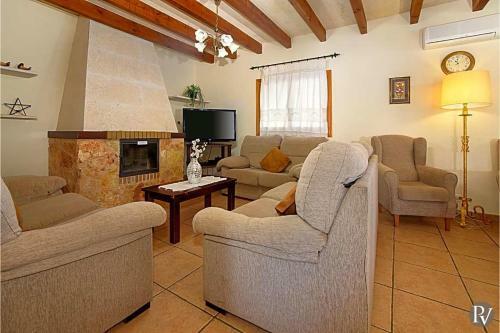 Cas Concos Villa Sleeps 11 Pool Air Con