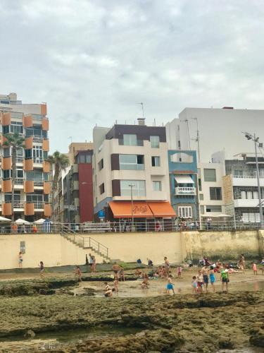 Apartamento Playa De Las Canteras: 1a Linea Cara Al Mar
