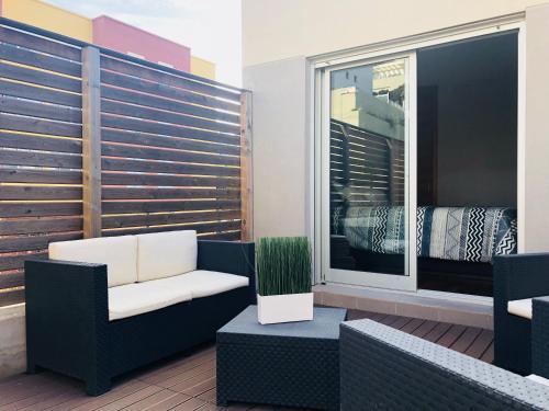 Vivienda 3d, Terraza-jard�n