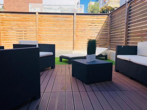 Vivienda 3d, Terraza-jard�n