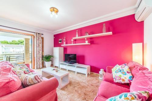 Playa De Muro Apartment Sleeps 6 Pool Air Con Wifi