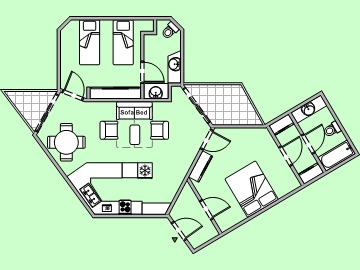 Hotel Breakfree Ocean Breeze (1 Dormitorio)