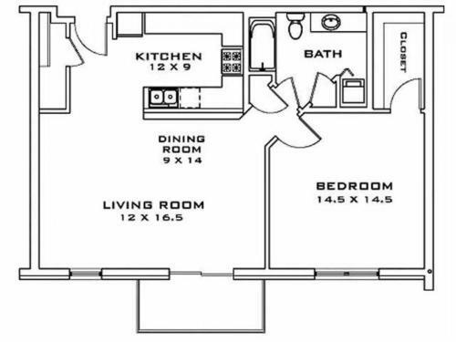 Apartamento Third Ward One Bedroom With Patio