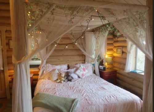 Apartamento Log Cabin At Lynx Creek Farm