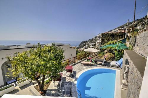 Praiano Villa Sleeps 5 Pool Air Con Wifi