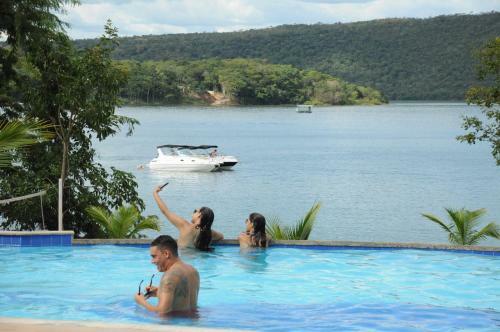 Apartamento 104-ap. Aldeia Do Lago Com Cozinha-caldas Novas