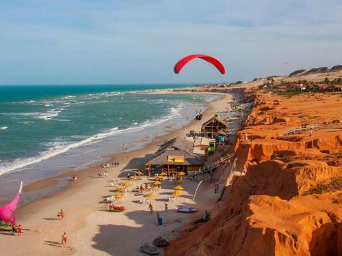 Apartamento Flat Com Linda Vista Mar, Perto De Tudo !!!