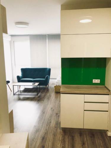 Turquoise And Magenta Apartment