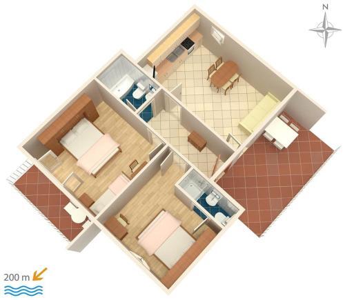 Apartments With A Parking Space Makarska - 2599