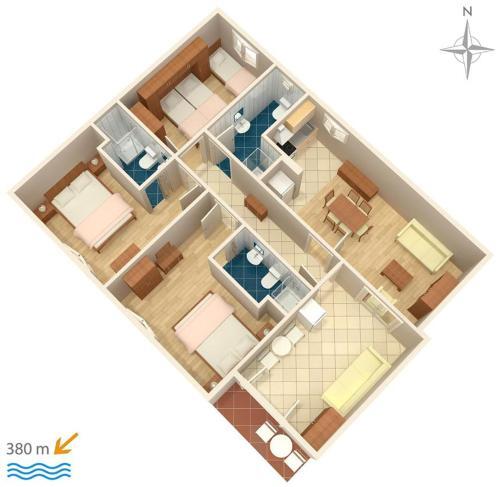 Apartments With A Parking Space Makarska - 6784