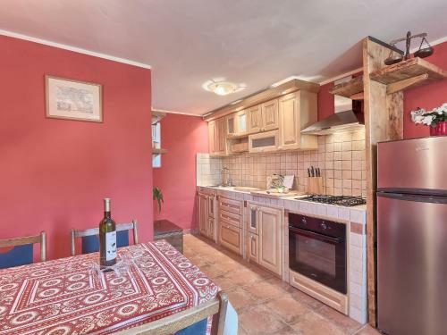 Peaceful Holiday Home In Marcana With A Handmade Fireplace