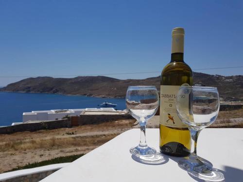 Amazing 4 Bdr Villa - Panoramic Sea View In Mykonos