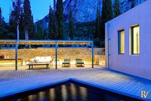 Kardamyli Villa Sleeps 10 Pool Air Con