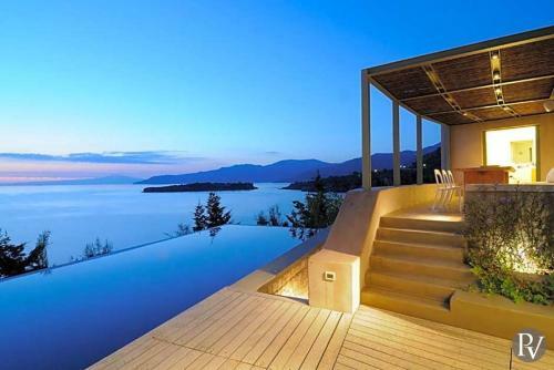 Kardamyli Villa Sleeps 10 Pool Air Con