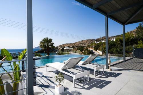 Luxury Beach Front Villa Selenia Platinum In Sounio, Athens