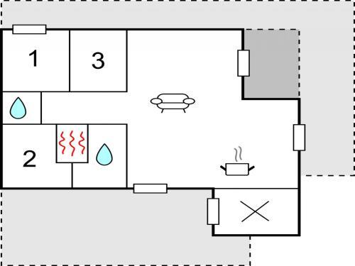 Three-bedroom Holiday Home In Nexo