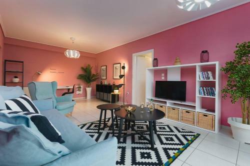 Athens Brand New Apartment Right On Metro Square-3rd Floor