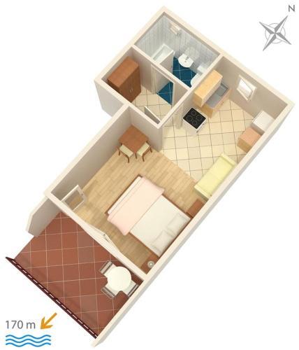 Apartamentos Studio Seget Vranjica 1036c