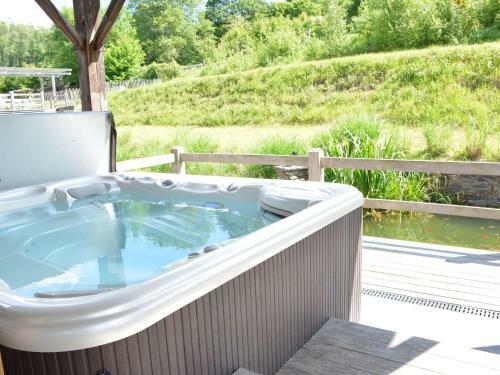Authentic Holiday Home Located In Bievre With Jacuzzi