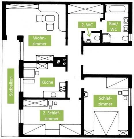 Apartamento G�stehaus Sonnenhang