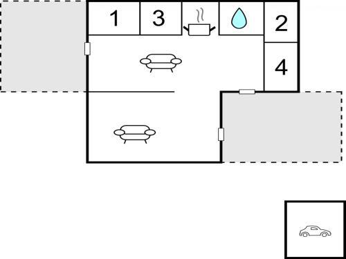 Four-bedroom Holiday Home In Vaggerlose