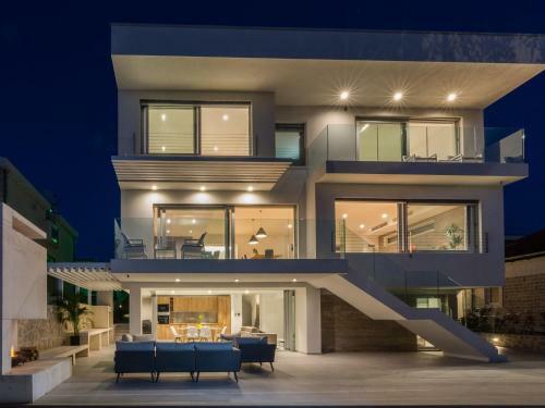 Newly Constructed Beachfront Luxury Villa With Amazing Sea View, Large Terrace