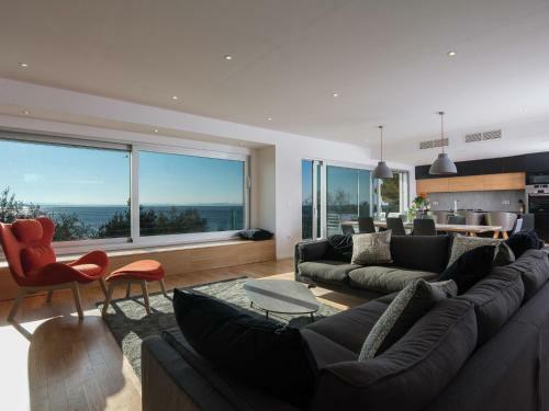Newly Constructed Beachfront Luxury Villa With Amazing Sea View, Large Terrace