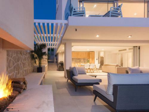 Newly Constructed Beachfront Luxury Villa With Amazing Sea View, Large Terrace