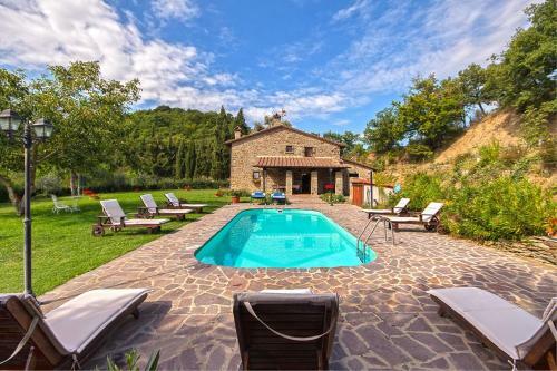 Misciano Villa Sleeps 10 Pool Air Con Wifi