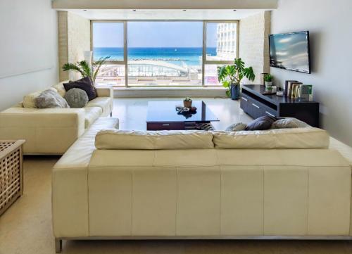 Apartamento Luxury Full Sea View Apt Facing Gordon Beach