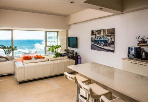 Apartamento Luxury Full Sea View Apt Facing Gordon Beach