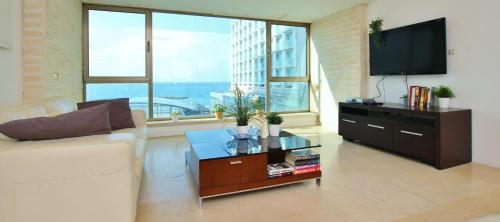 Apartamento Luxury Full Sea View Apt Facing Gordon Beach