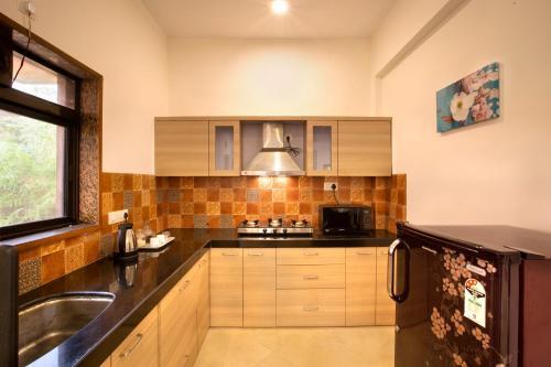 Villa Saffronstays Dhyana.