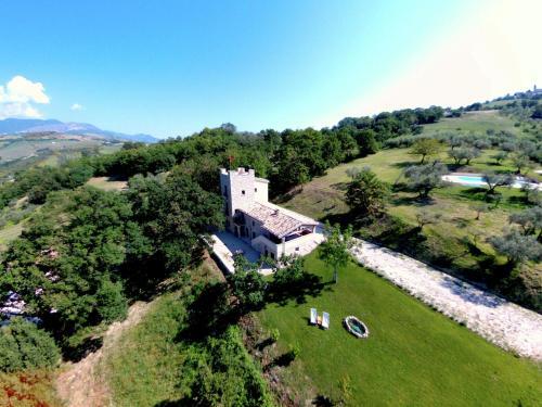 Villa With Tower Between Olive Trees With Private Swimming Pool, Nice View