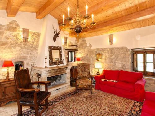 Villa With Tower Between Olive Trees With Private Swimming Pool, Nice View