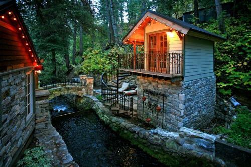 Storybook Stone Cottage Cabin