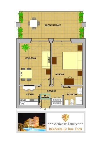 Apartamento Residenza Le Due Torri